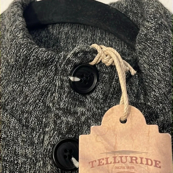 Telluride | New Pullover heather gray top sweater Men’s size S warm long sleeve - Picture 4 of 9